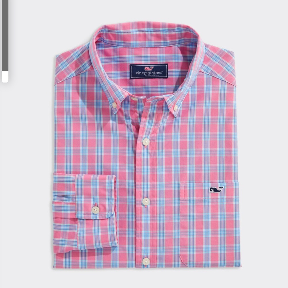 NWOT Vineyard Vines Classic Fit Tucker Shirt, size large